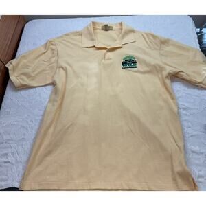 RARE Men's Large *VINTAGE* Disney's WILD Animal Kingdom - YELLOW CrossCreek Pro